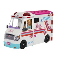 MATTEL Barbie ambulancia mobilnej ambulancie svetlo a zvuk HKT79