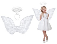 Súprava Kostým WINGS Wings HALO ANGEL Angel White NITCH BALL Ball