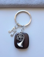 MUSICAL KEYRING TRUBETA NOTE DARČEK EBENY MUSIC