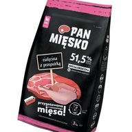 PAN MÄSO Karma Suché teľacie mäso s prepelicami 9kg