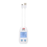 UT658Dual USB meter meria prúd, napätie a čas