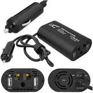 AUTO INVERTOROVÁ NABÍJAČKA 12V/230V 2xUSB