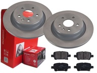 BREMBO ZADNÉ DISKY, DESTIČKY, OPEL ASTRA K, 288MM