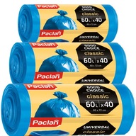 Odpadky Classic 60L 120 PCS Paclan 3 valčeky