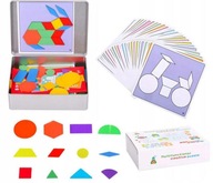 MAGNETICKÉ MONTESSORI PUZZLE PUZZLE HERNÉ BLOKY