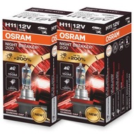 Super silné žiarovky H11 OSRAM Night Breaker +200%