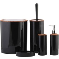 BERRETTI BLACK KÚPEĽŇOVÝ SET, WC, 5 PRVKOV