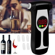 Alkohol tester s 5 náustkami, s digitálnym LCD displejom