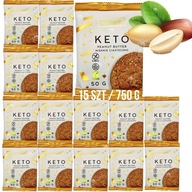 KETO SOFT COOKIE ARAŠIDOVÉ MASLO 750G 15x50G