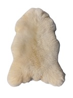 Prírodná biela ovčia koža - Angličanka - S