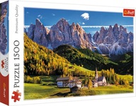 Puzzle 1500 Val di Funes, Taliansko Trefl