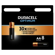 8x alkalická batéria Duracell OPTIMUM AA / LR6