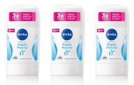 NIVEA Antiperspirant v tyčinke Natural 3x50ml