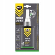 K2 PROLOK WB-03 HIGH 50ML ČERVENÉ LEPIDLO NA LOŽISKÁ VYSOKÁ SILA 150C