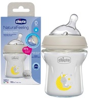 CHICCO SKLENENÁ FĽAŠA NATURAL FEELING 0m+ 150ml