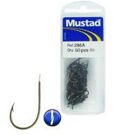 Háčiky Mustad 286A 286 50ks. veľkosť: 10 HNEDÁ