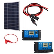 SOLÁRNY SÚPRAVA 110W 100W 12V PANELOVÉ KÁBLE REGULÁTORA