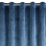 Melanie Velvet Curtain 135x250cm - námornícka modrá -