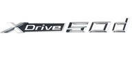 BMW xDrive 50d emblém odznak nápis logo 4.0d