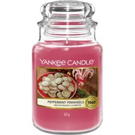 Peppermint Pinwheels Yankee Candle veľká sviečka