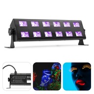 Ultrafialový lúč 12x 3W LED UV Blacklight