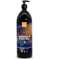 TEMPTATION Omega-3 Rybí olej 1000ml DIVOKÉ MORSKÉ RYBY