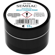 Semilac Gel Builder Cover Clear Pink 15g stavebný gél