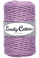 LovelyCottons krútená šnúrka 3mm lila