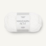 Sandnes Garn Mandarin Petit priadza 1001 biela