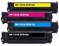 4X TONERY 131A CF210A-CF213A PRE HP LASERJET M251n M251nw M276n M276nw KPL