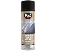 K2 Matt Black Lak na plastové nárazníky 500ml