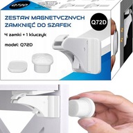 MAGNETICKÝ ZÁMOK 4x ZABEZPEČENIE SKRINÍKA 52