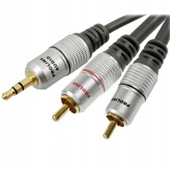 KÁBLOVÝ mini JACK 3,5 - 2RCA PROLINK EXCLUSIVE 15m