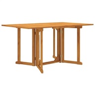Záhradný skladací stôl, 150x90x75 cm, masív