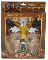 COWBOY SET 2 x ODZNAK NA PÁSKU ZBRANE 6909