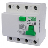 RCD 25A,30mA,4P, GACIA-VCX