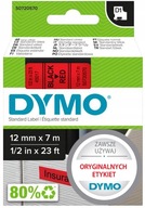 DYMO páska D1 12mm čierna červená 45017 s0720570 ORG