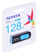 Pendrive ADATA DashDrive UV128 128 GB USB 3.0 čierno-modrý