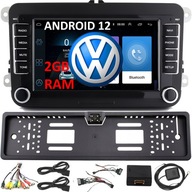 NAVIGÁCIA 2DIN RÁDIO 7 Vw Seat Škoda Passat GOLF LEON OCTAVIA LEON ANDROID