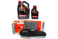 BMW 5 F10 F11 518d 520d 4 MOTUL X-CLEAN+ 6L filtre