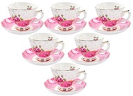 Porcelánový pohár 220ml set Rose Bone China