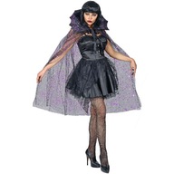 Fialový dlhý halloweensky kostým VAMPIRE CAPEA