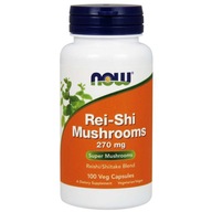 NOW Rei-Shi huby 270 mg 100 zeleninových kapsúl ENERGIE