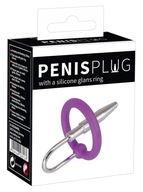 Penis Plug+Silikónový Glans Ring