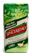 Yerba maté Sinceridad Hierbas Naturales 500g bylinky