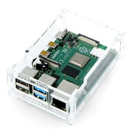 Puzdro pre Raspberry Pi 4B - priehľadné LT-4B09