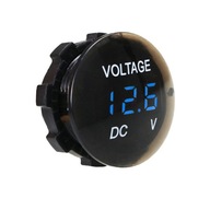 Voltmeter VOLTMETER LED merač napätia indikátor 6-40V 12V 24V MODRÁ