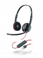 Sada slúchadiel do uší Poly Plantronics Black Wire C3220 USB