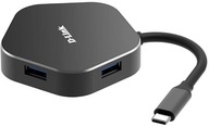 Hub USB-C 4v1 2xUSB 3.0 +USB-C +HDMI rozbočovač