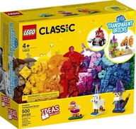 LEGO CLASSIC 11013 Kreatívne priehľadné kocky